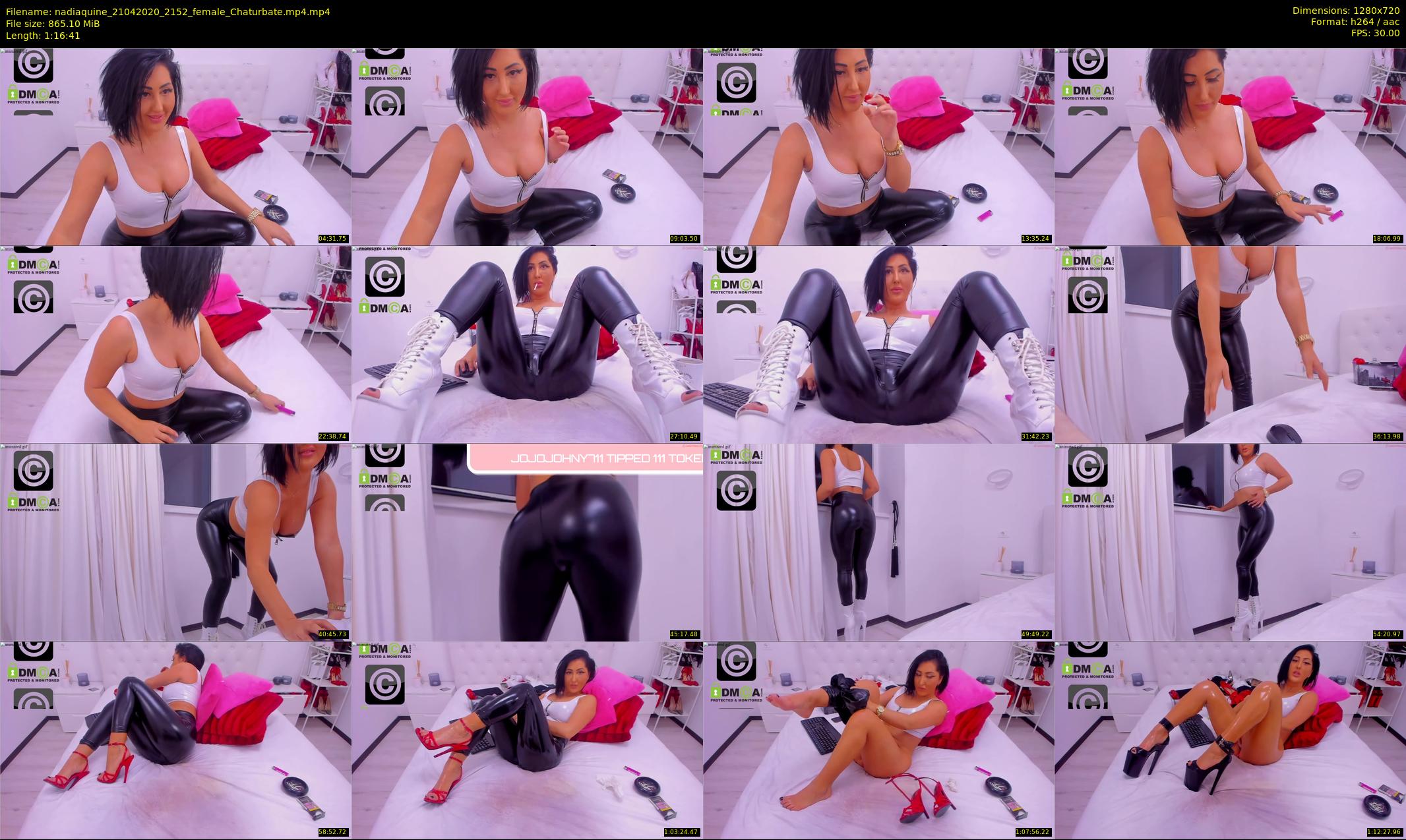 nadiaquine — 77 minute Chaturbate female cam show recording, 720p, Apr 21, 2020