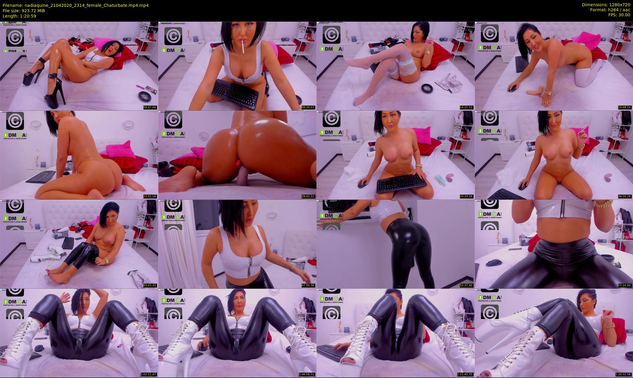 nadiaquine — 81 minute Chaturbate female cam show recording, 720p, Apr 21, 2020