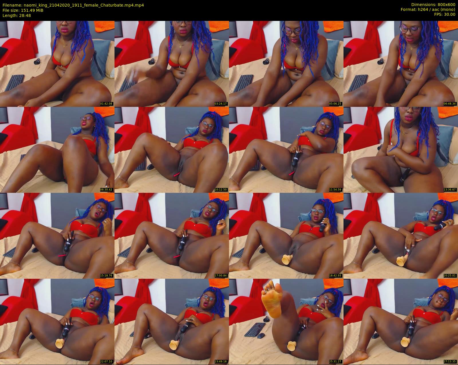 naomi_king — 29 minute Chaturbate female cam show recording, 480p, Apr 21, 2020