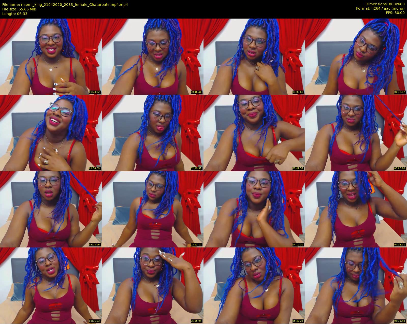 naomi_king — 7 minute Chaturbate female cam show recording, 480p, Apr 21, 2020