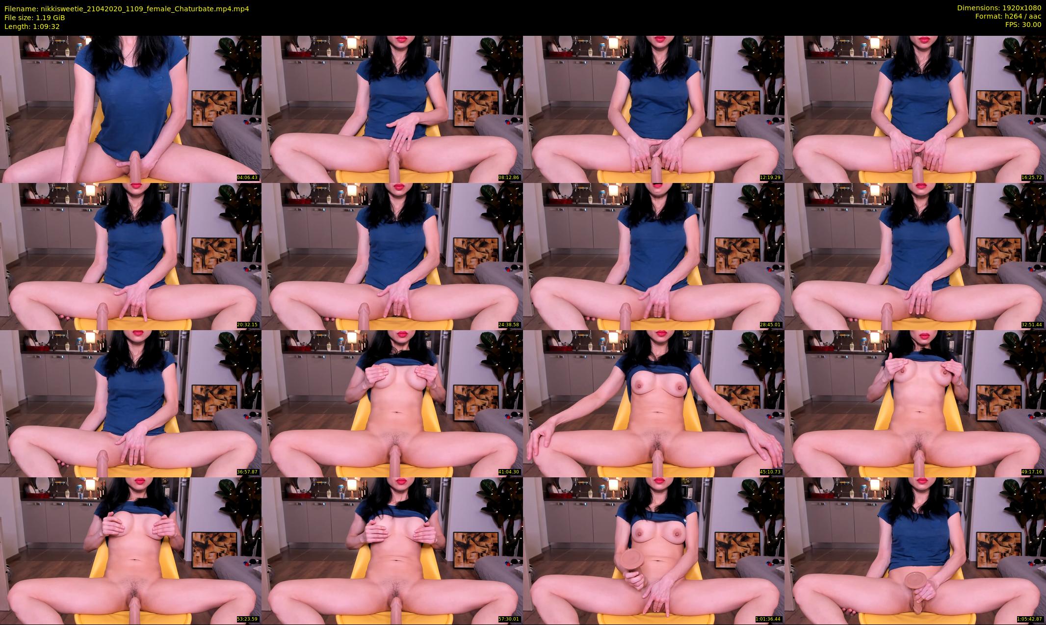 nikkisweetie — 70 minute Chaturbate female cam show recording, 1080p, Apr 21, 2020