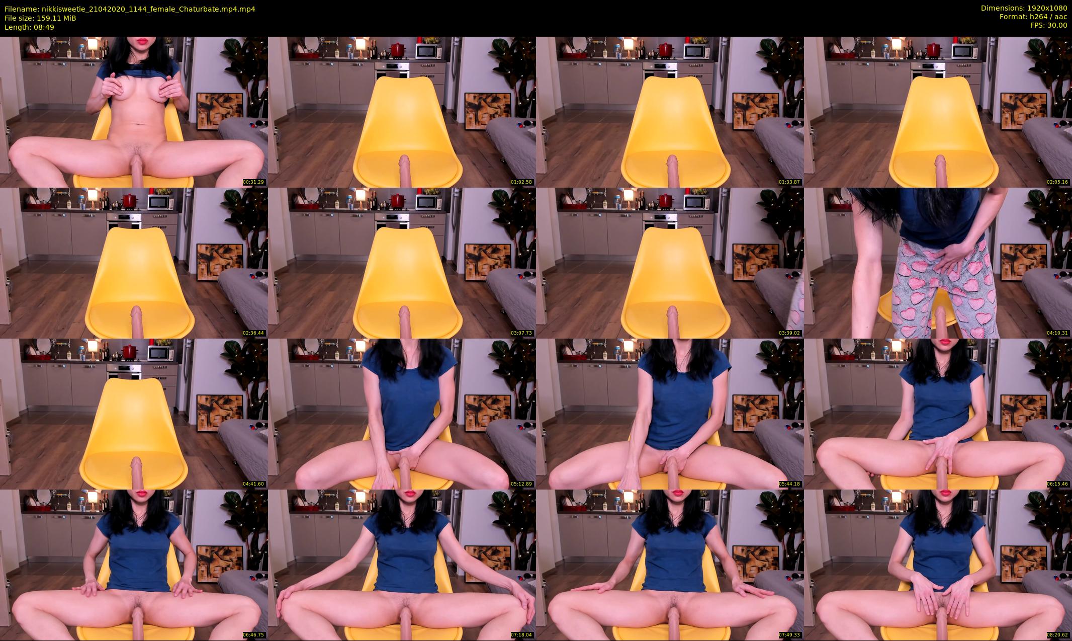 nikkisweetie — 9 minute Chaturbate female cam show recording, 1080p, Apr 21, 2020