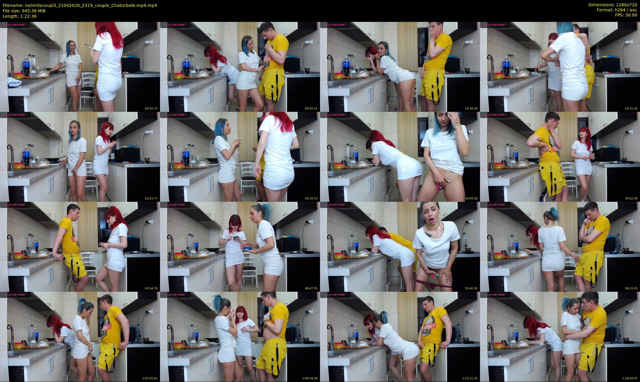 nolimitscoupl3 — 83 minute Chaturbate couple cam show recording, 720p, Apr 21, 2020