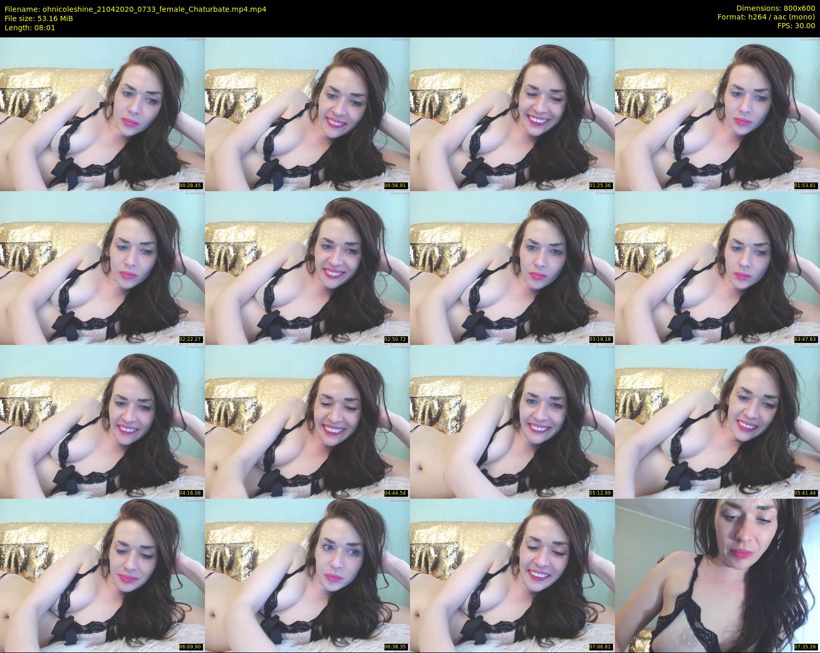 ohnicoleshine — 9 minute Chaturbate female cam show recording, 480p, Apr 21, 2020