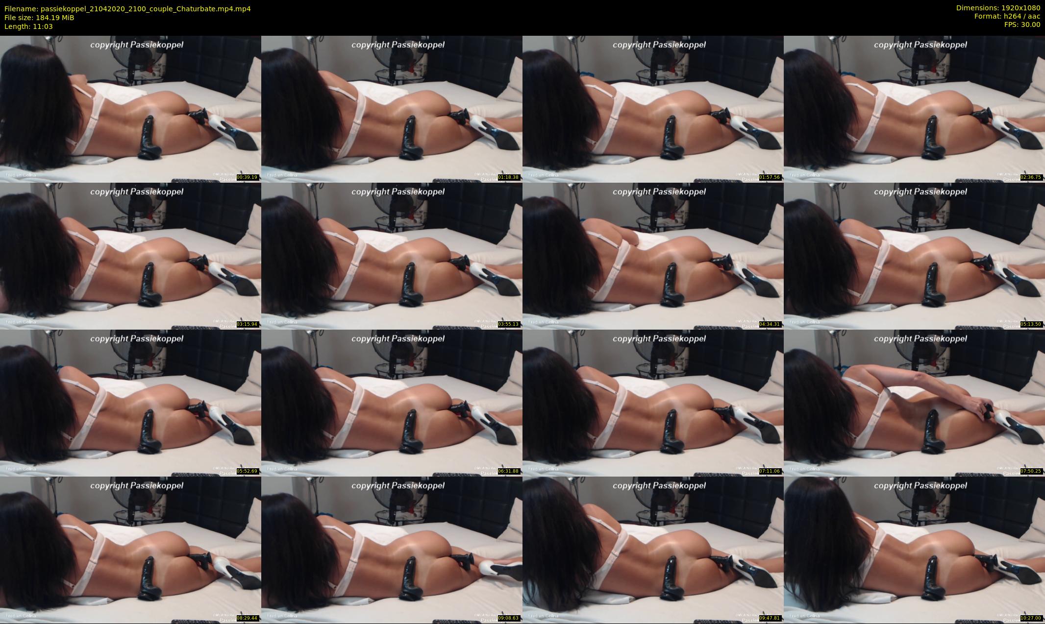 passiekoppel — 12 minute Chaturbate couple cam show recording, 1080p, Apr 21, 2020