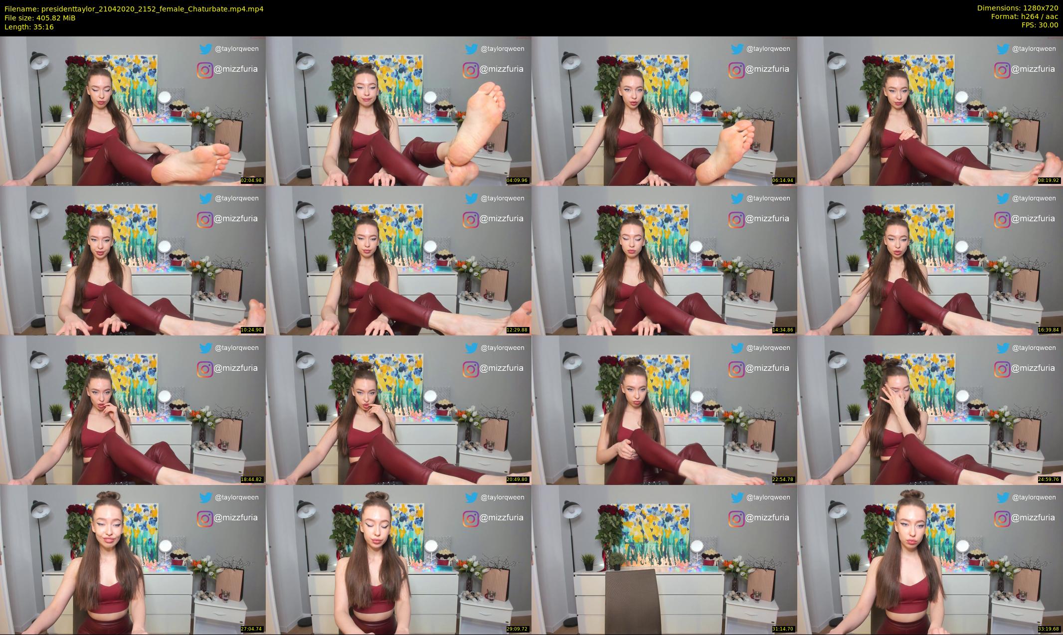 presidenttaylor — 36 minute Chaturbate female cam show recording, 720p, Apr 21, 2020