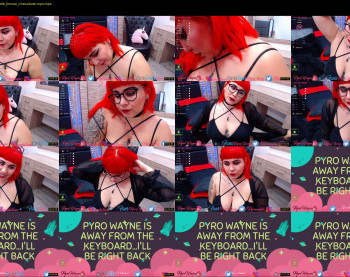 pyrowayne — 54 minute Chaturbate female cam show recording, 720p, Apr 22, 2020