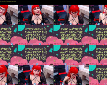 pyrowayne — 54 minute Chaturbate female cam show recording, 720p, Apr 22, 2020