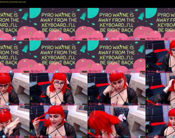 pyrowayne — 54 minute Chaturbate female cam show recording, 720p, Apr 22, 2020