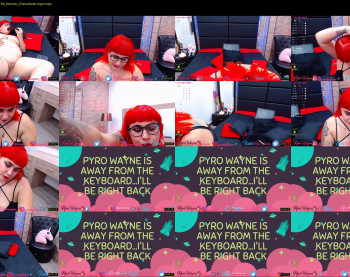 pyrowayne — 54 minute Chaturbate female cam show recording, 720p, Apr 22, 2020