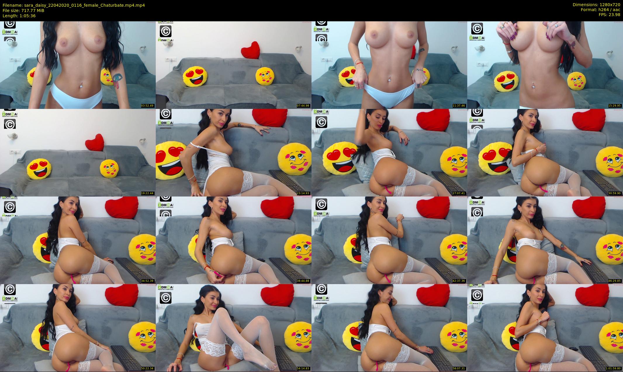 sara_daisy — 66 minute Chaturbate female cam show recording, 720p, Apr 22, 2020