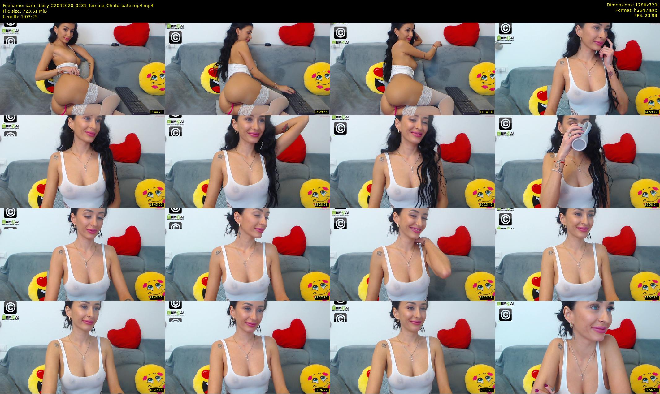 sara_daisy — 64 minute Chaturbate female cam show recording, 720p, Apr 22, 2020