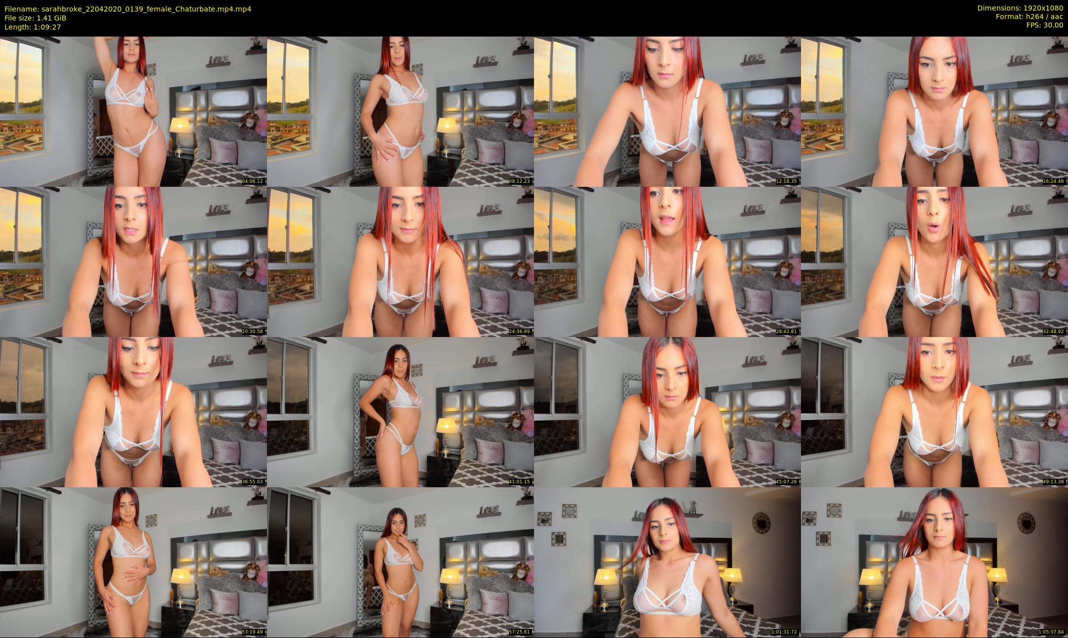sarahbroke — 70 minute Chaturbate female cam show recording, 1080p, Apr 22, 2020