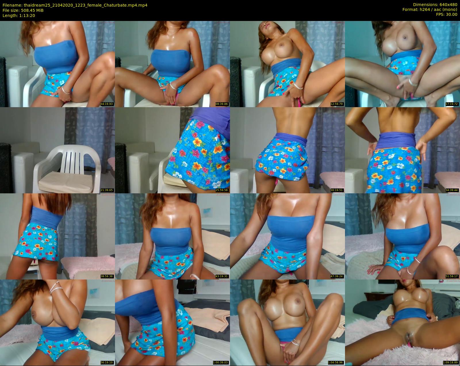 thaidream25 — 74 minute Chaturbate female cam show recording, 480p, Apr 21, 2020