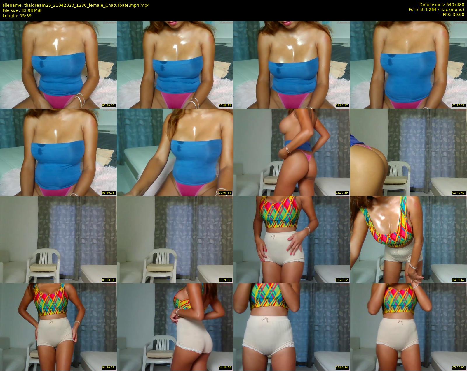 thaidream25 — 6 minute Chaturbate female cam show recording, 480p, Apr 21, 2020