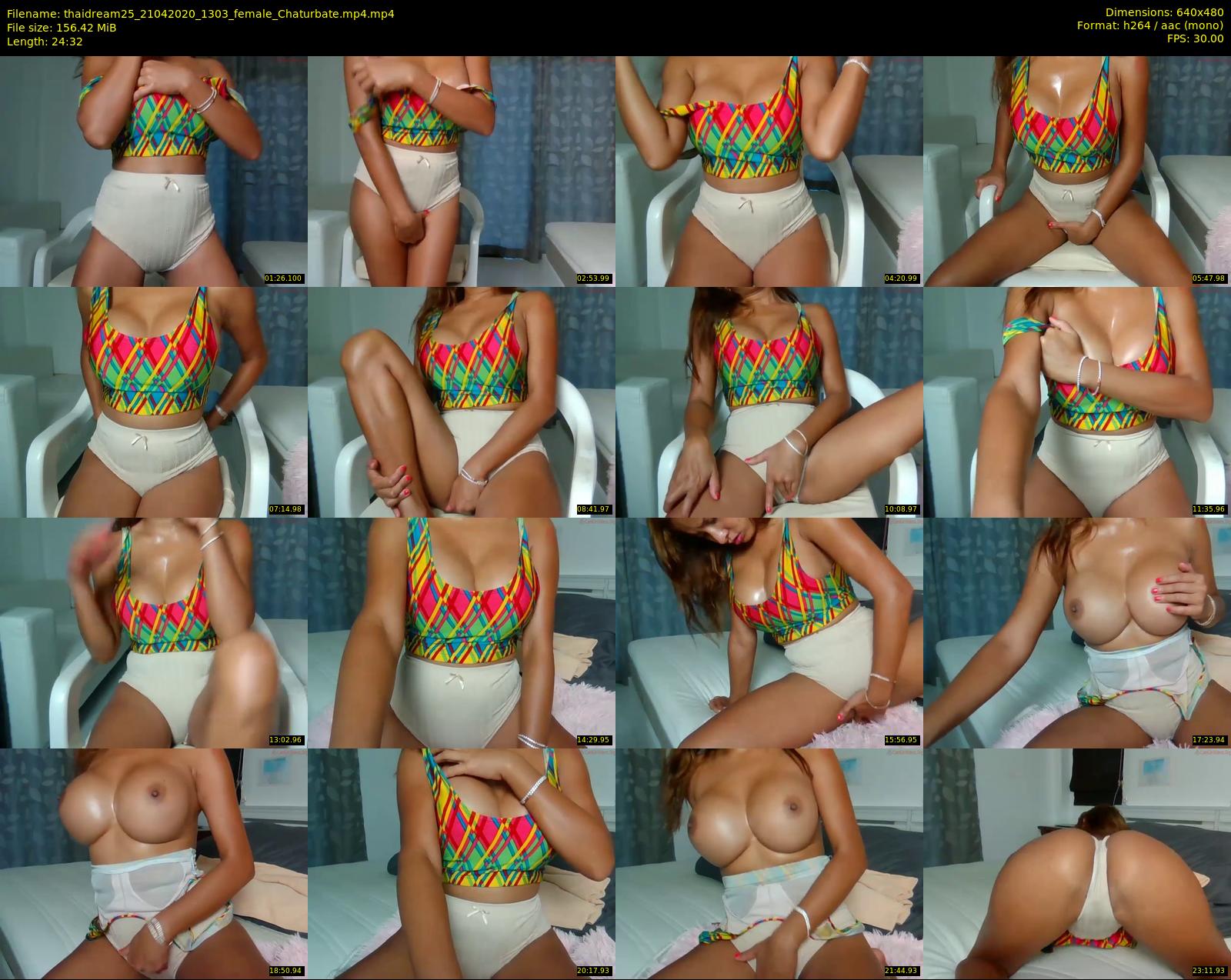 thaidream25 — 25 minute Chaturbate female cam show recording, 480p, Apr 21, 2020