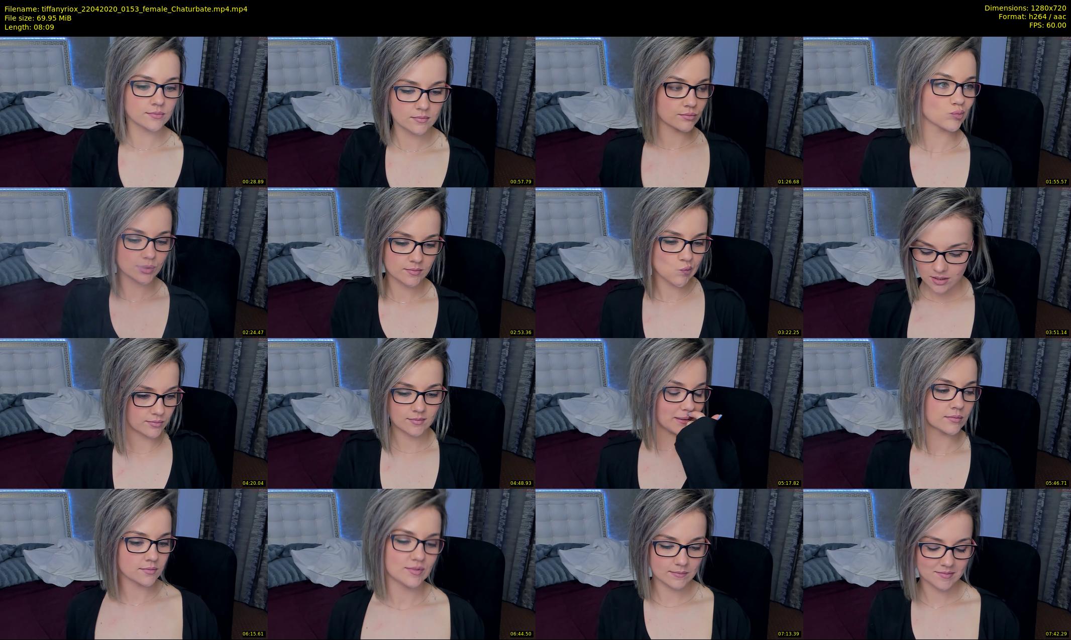 tiffanyriox — 9 minute Chaturbate female cam show recording, 720p, Apr 22, 2020