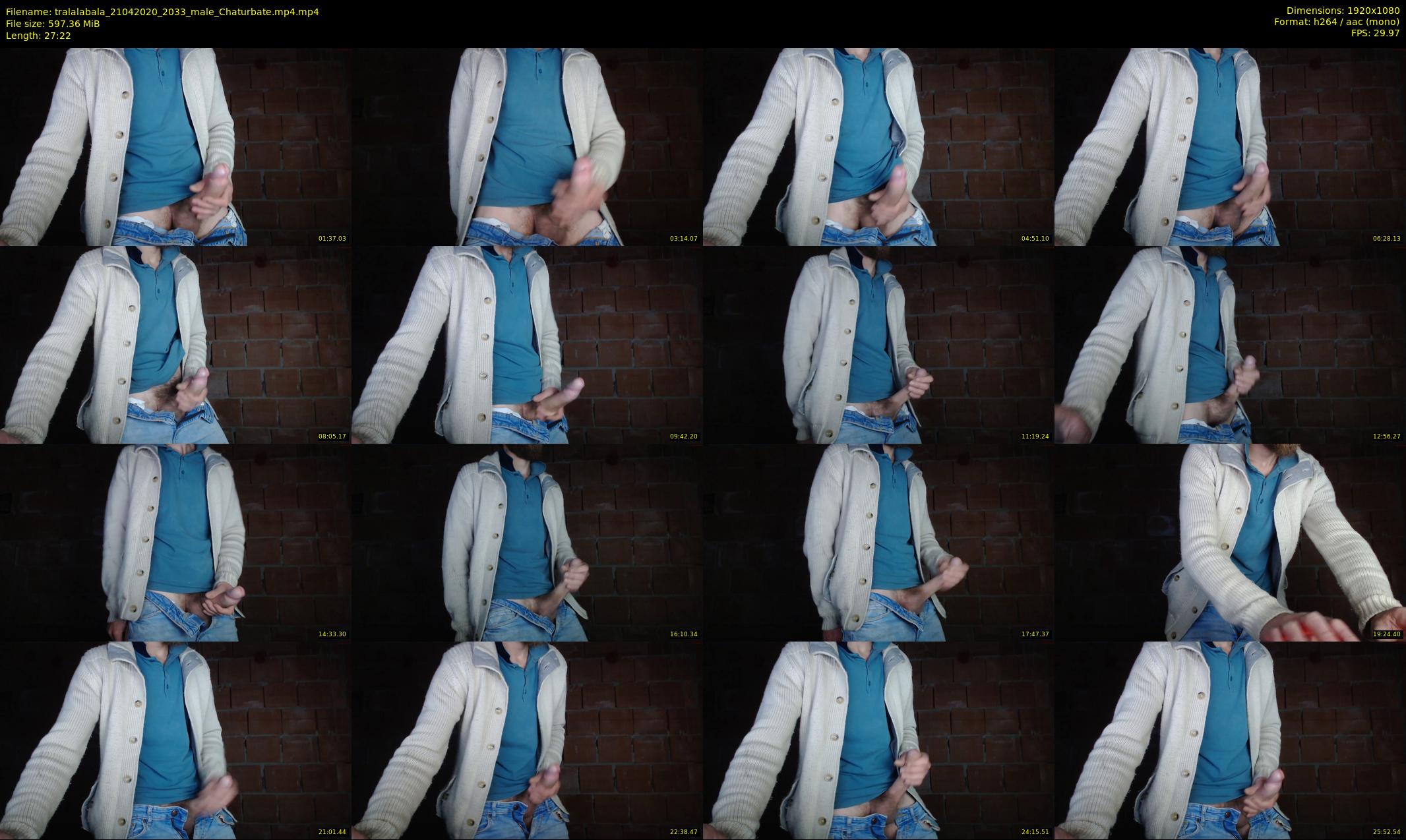 tralalabala — 28 minute Chaturbate male cam show recording, 1080p, Apr 21, 2020