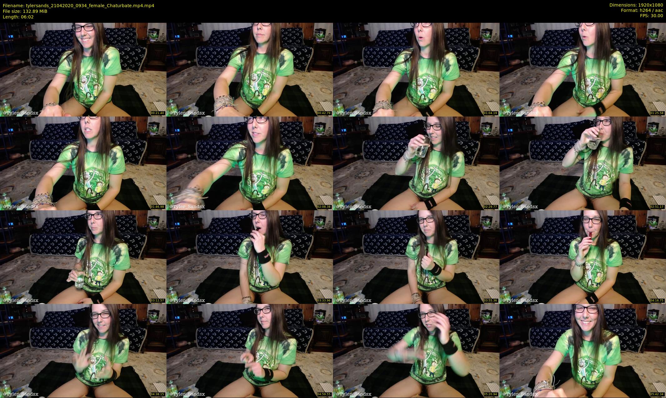 tylersands — 7 minute Chaturbate female cam show recording, 1080p, Apr 21, 2020