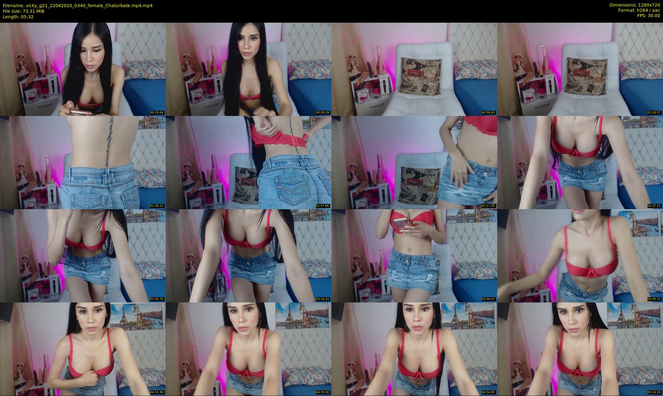 vicky_g21 — 6 minute Chaturbate female cam show recording, 720p, Apr 22, 2020