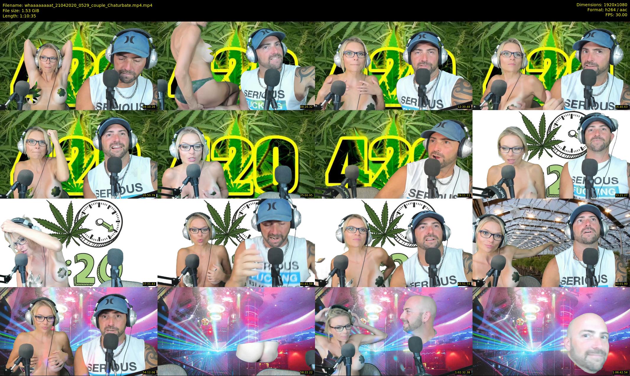 whaaaaaaaat — 71 minute Chaturbate couple cam show recording, 1080p, Apr 21, 2020