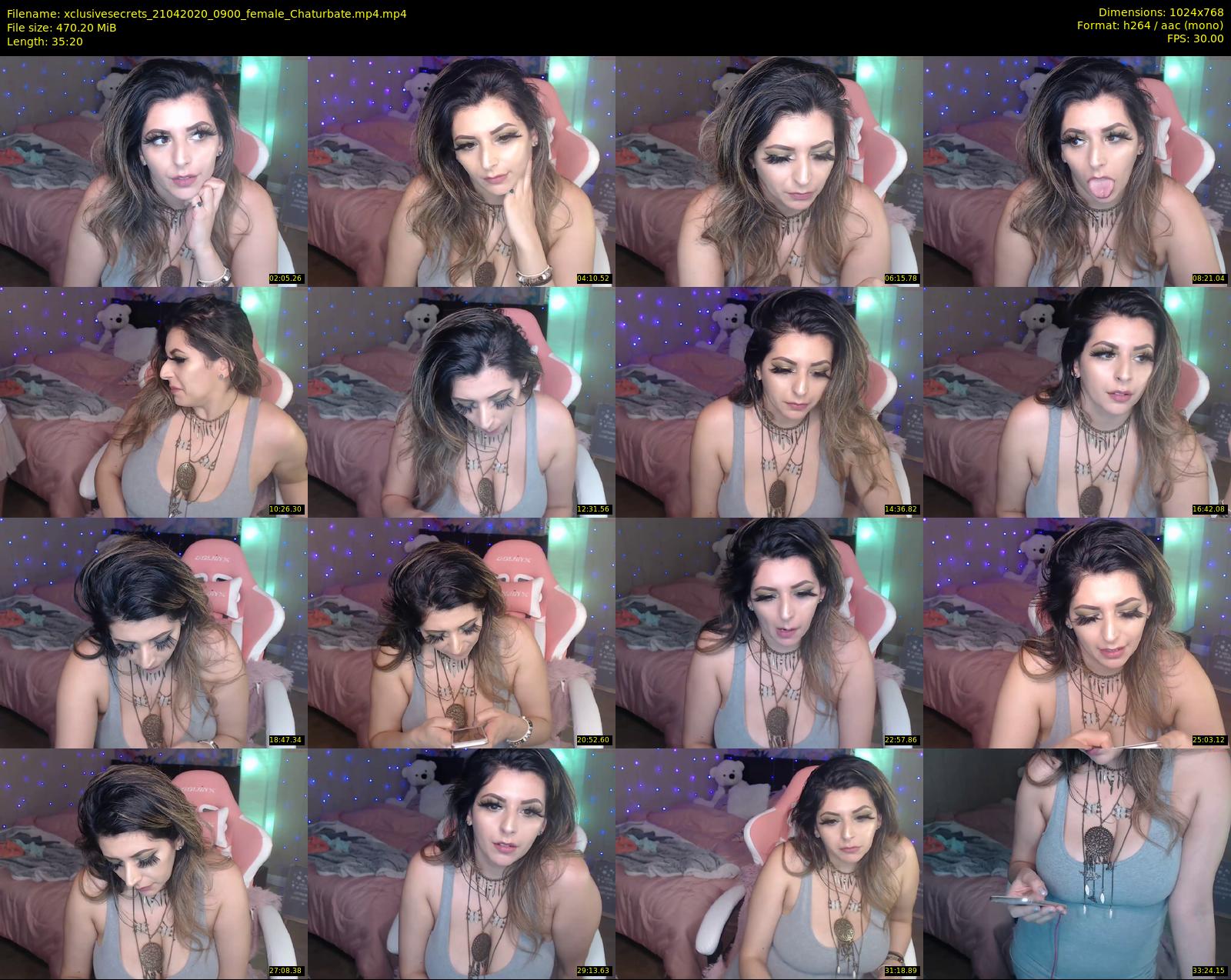 xclusivesecrets — 36 minute Chaturbate female cam show recording, 720p, Apr 21, 2020