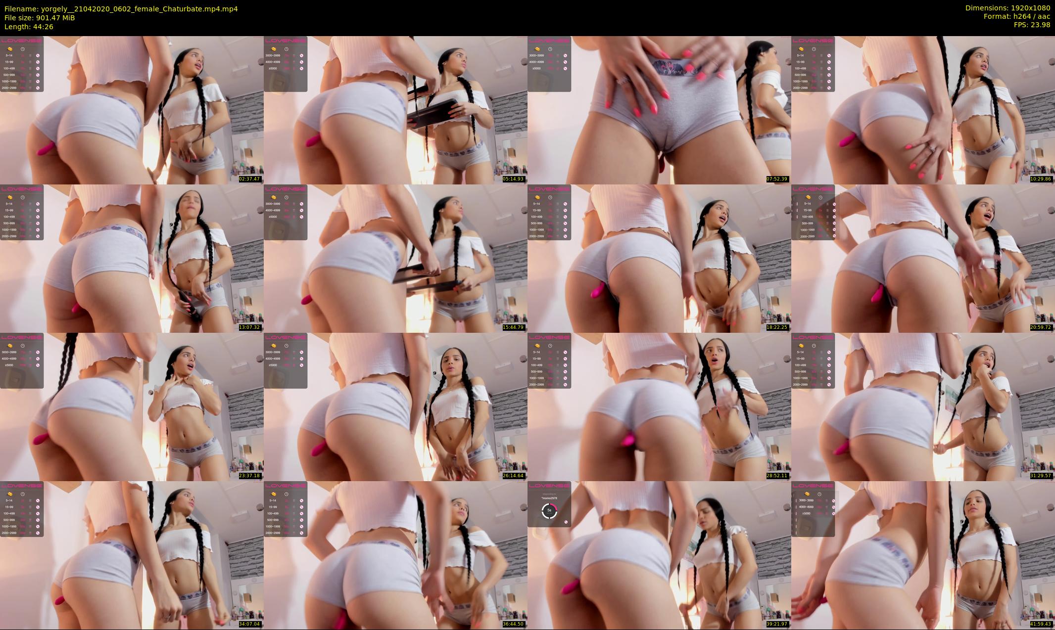 yorgely_ — 45 minute Chaturbate female cam show recording, 1080p, Apr 21, 2020