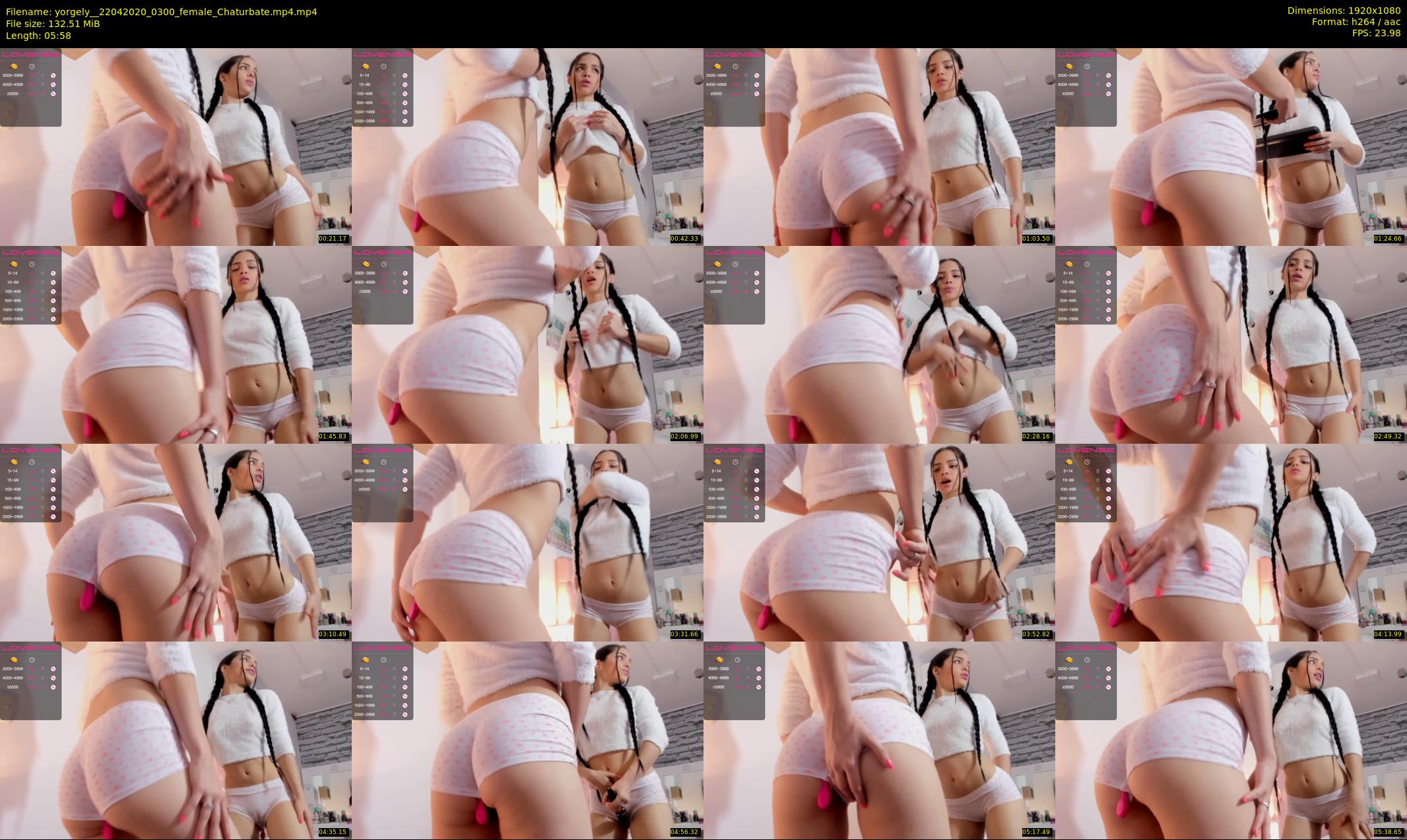 yorgely_ — 6 minute Chaturbate female cam show recording, 1080p, Apr 22, 2020