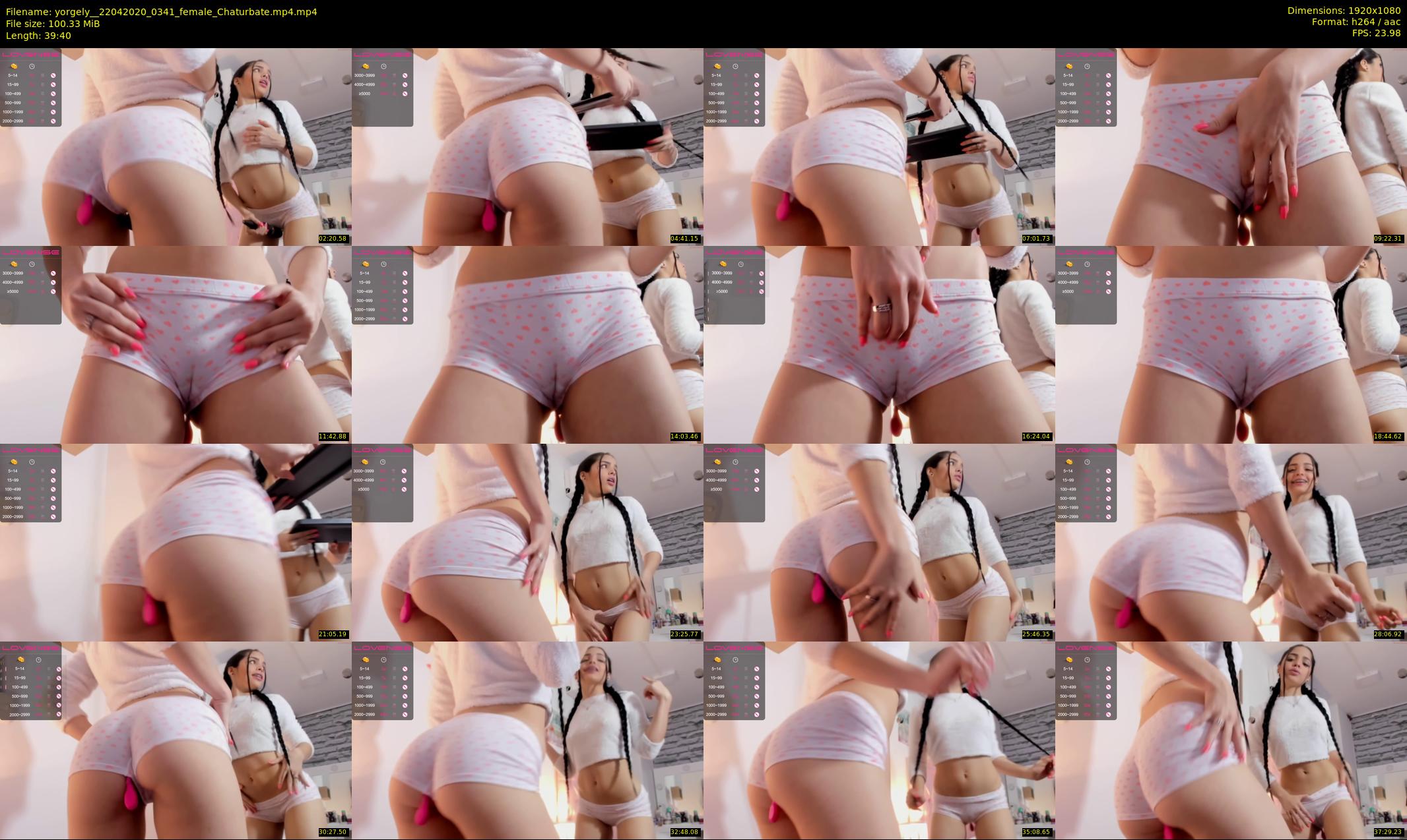 yorgely_ — 40 minute Chaturbate female cam show recording, 1080p, Apr 22, 2020