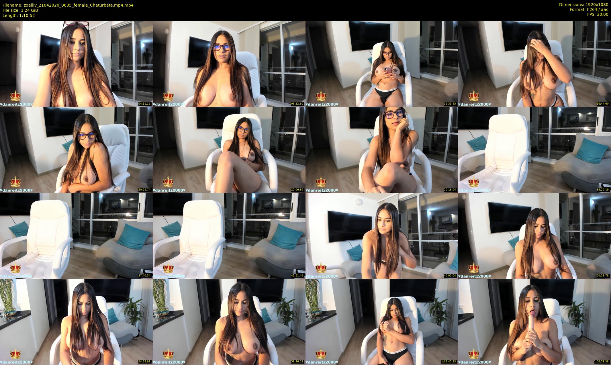 zoeliiv — 71 minute Chaturbate female cam show recording, 1080p, Apr 21, 2020