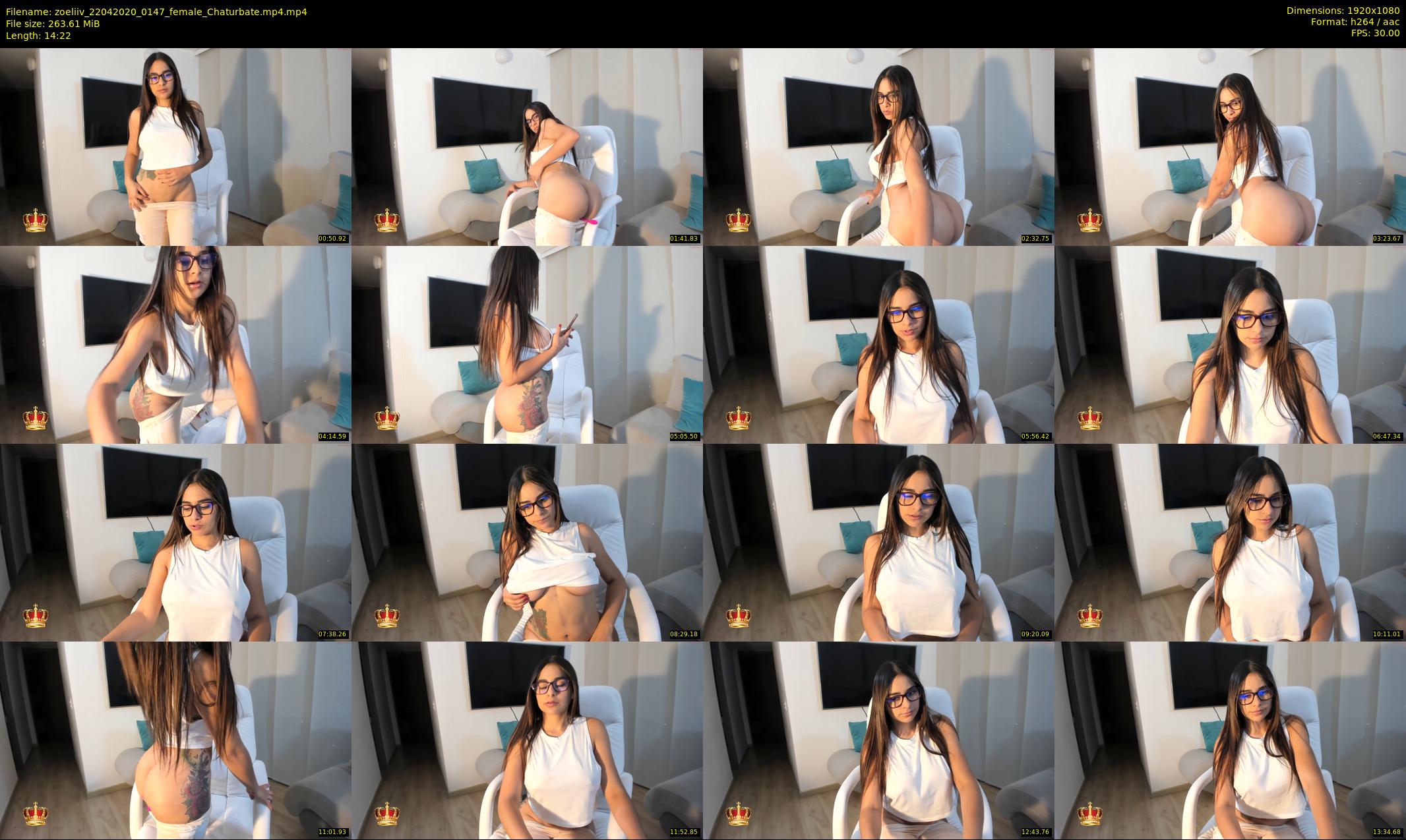 zoeliiv — 15 minute Chaturbate female cam show recording, 1080p, Apr 22, 2020