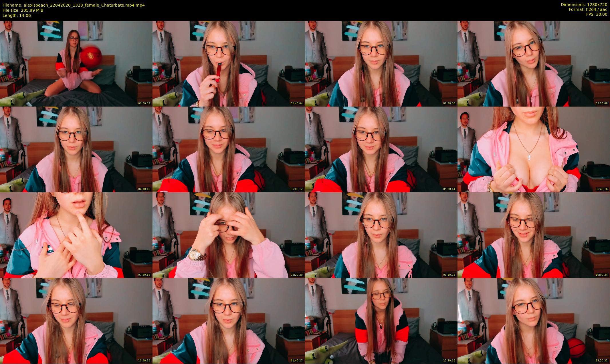 alexispeach — 15 minute Chaturbate female cam show recording, 720p, Apr 22, 2020