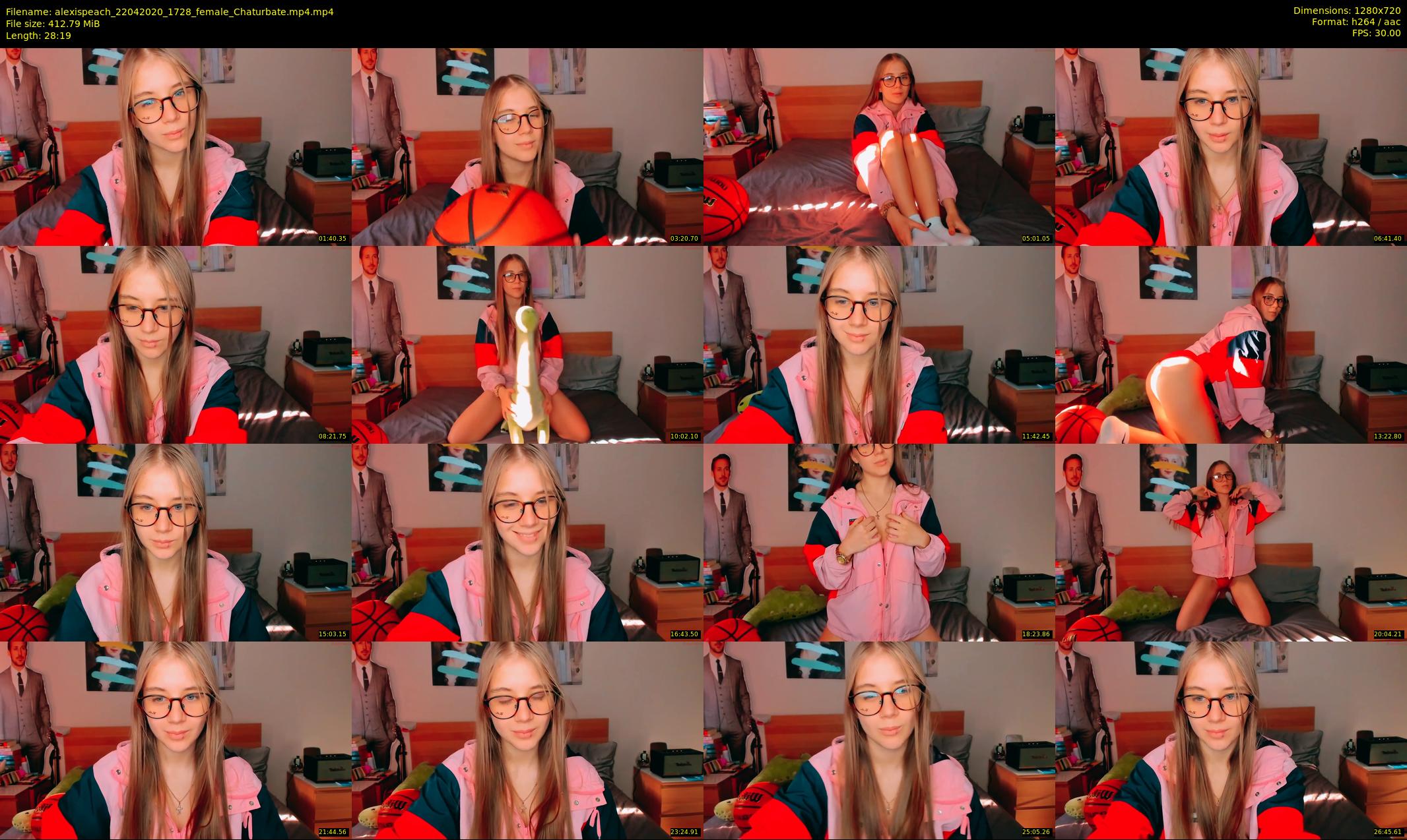 alexispeach — 29 minute Chaturbate female cam show recording, 720p, Apr 22, 2020