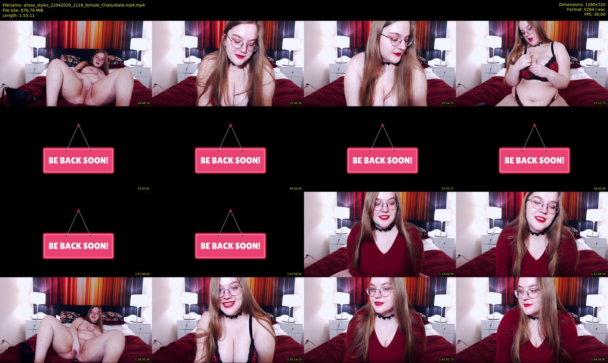 alissa_styles — 116 minute Chaturbate female cam show recording, 720p, Apr 22, 2020