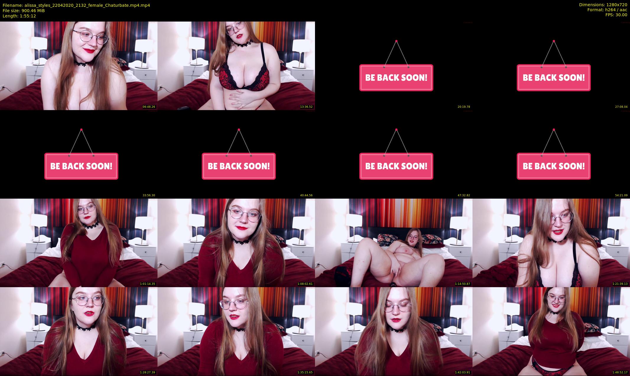 alissa_styles — 116 minute Chaturbate female cam show recording, 720p, Apr 22, 2020