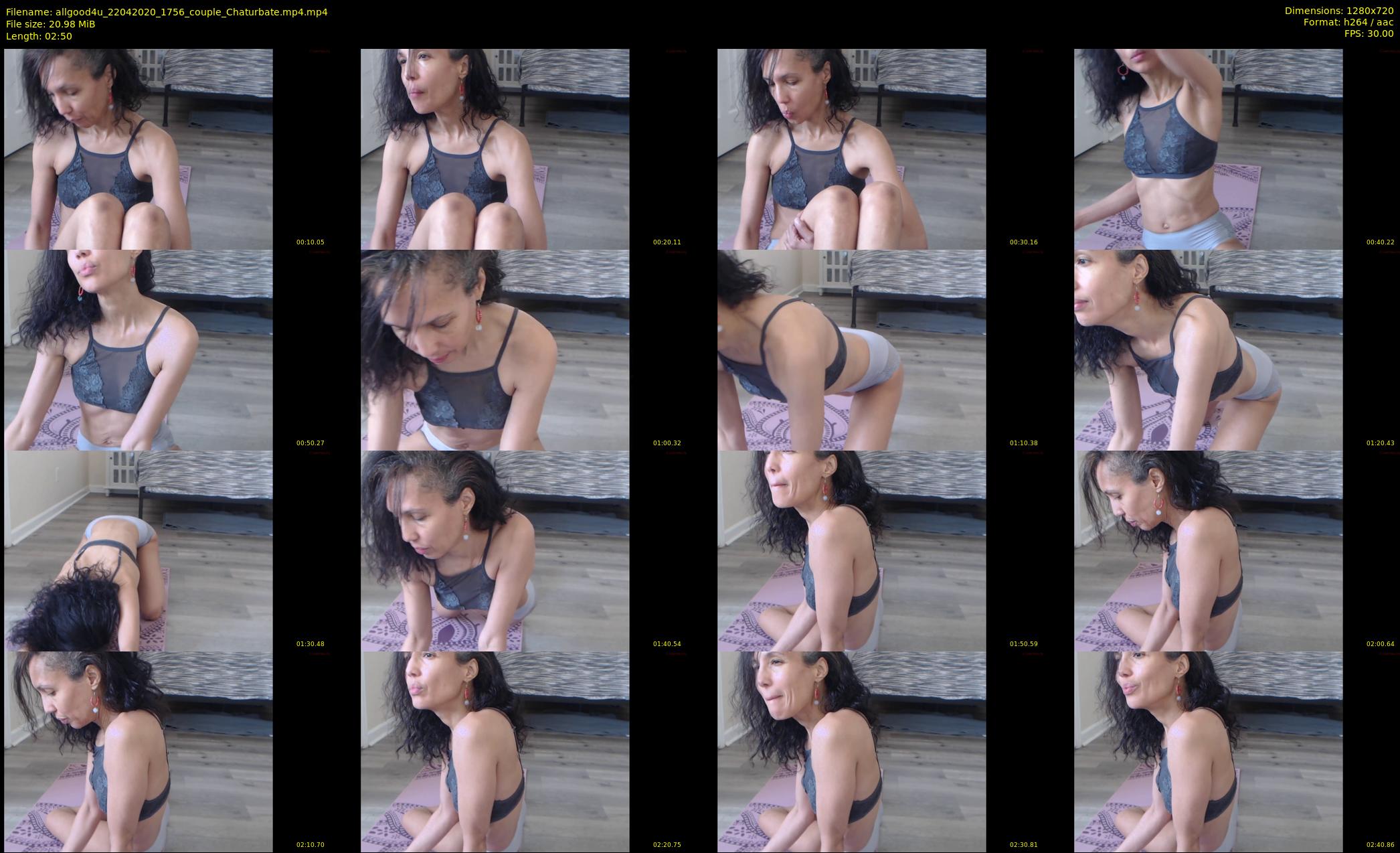 allgood4u — 3 minute Chaturbate couple cam show recording, 720p, Apr 22, 2020