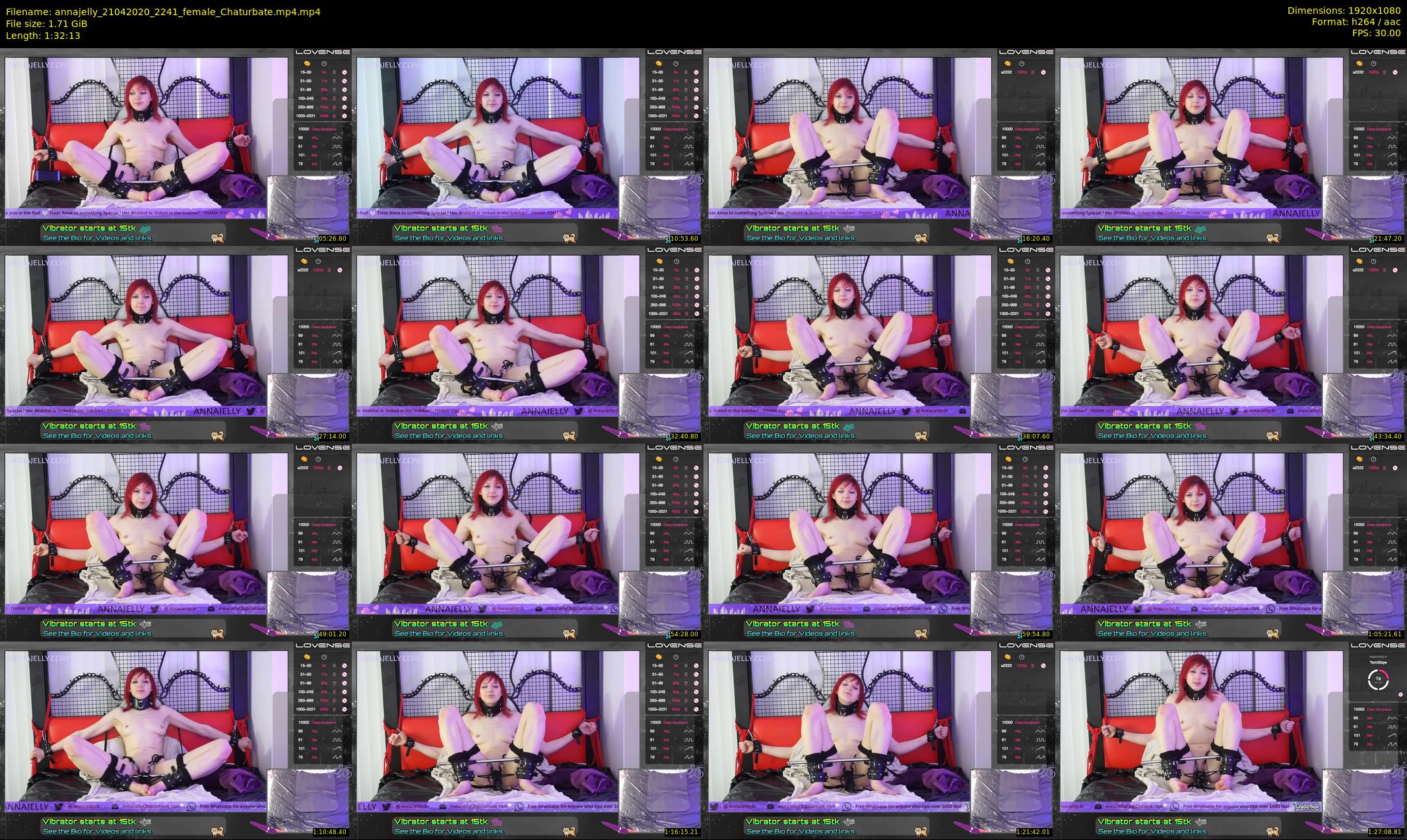 annajelly — 93 minute Chaturbate couple cam show recording, 1080p, Apr 21, 2020