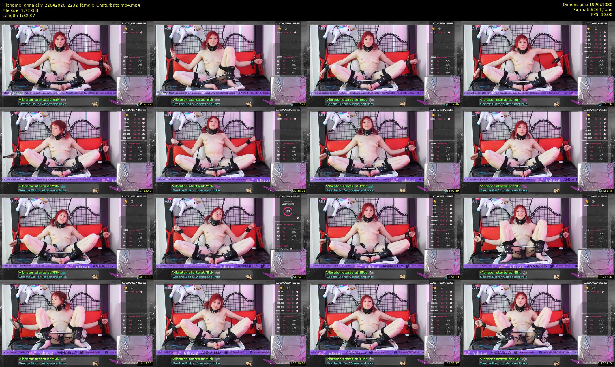 annajelly — 93 minute Chaturbate couple cam show recording, 1080p, Apr 22, 2020