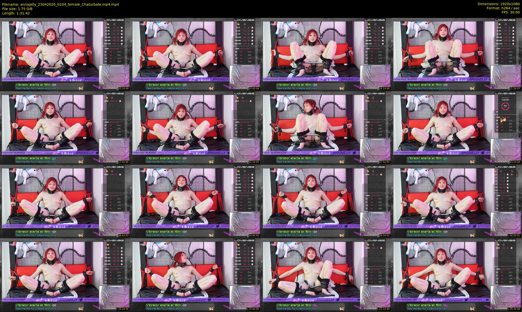 annajelly — 92 minute Chaturbate couple cam show recording, 1080p, Apr 23, 2020