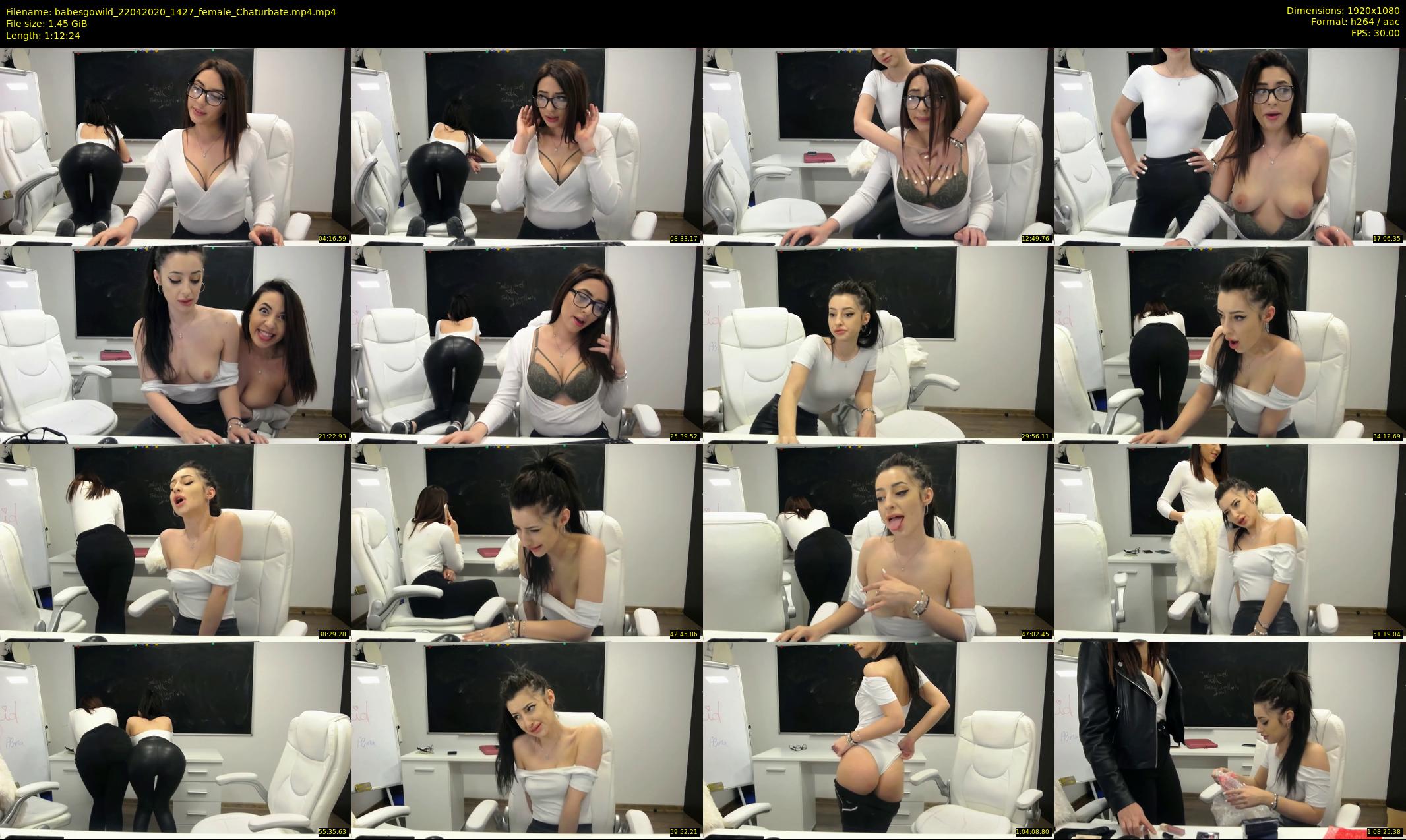 babesgowild — 73 minute Chaturbate couple cam show recording, 1080p, Apr 22, 2020