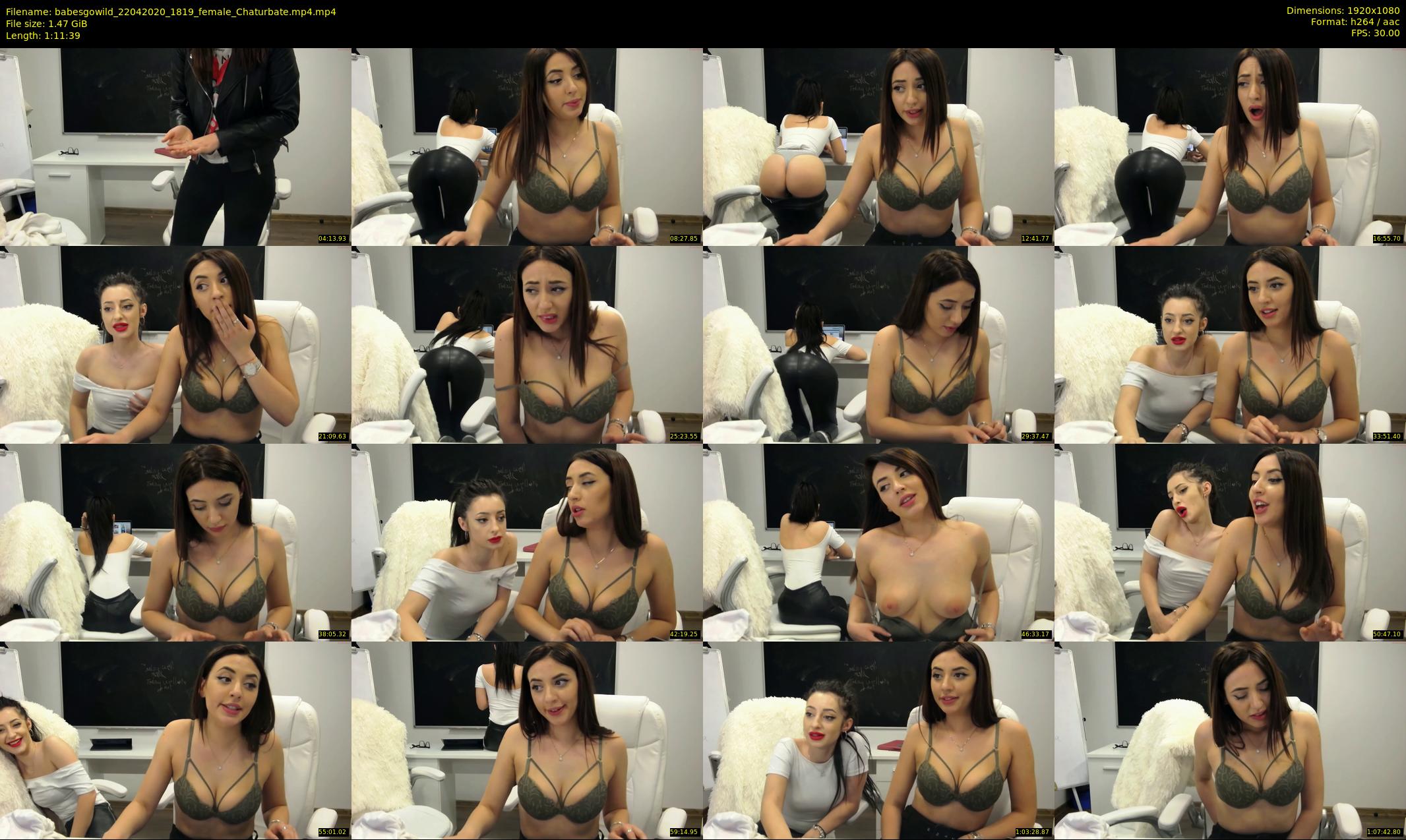babesgowild — 72 minute Chaturbate couple cam show recording, 1080p, Apr 22, 2020