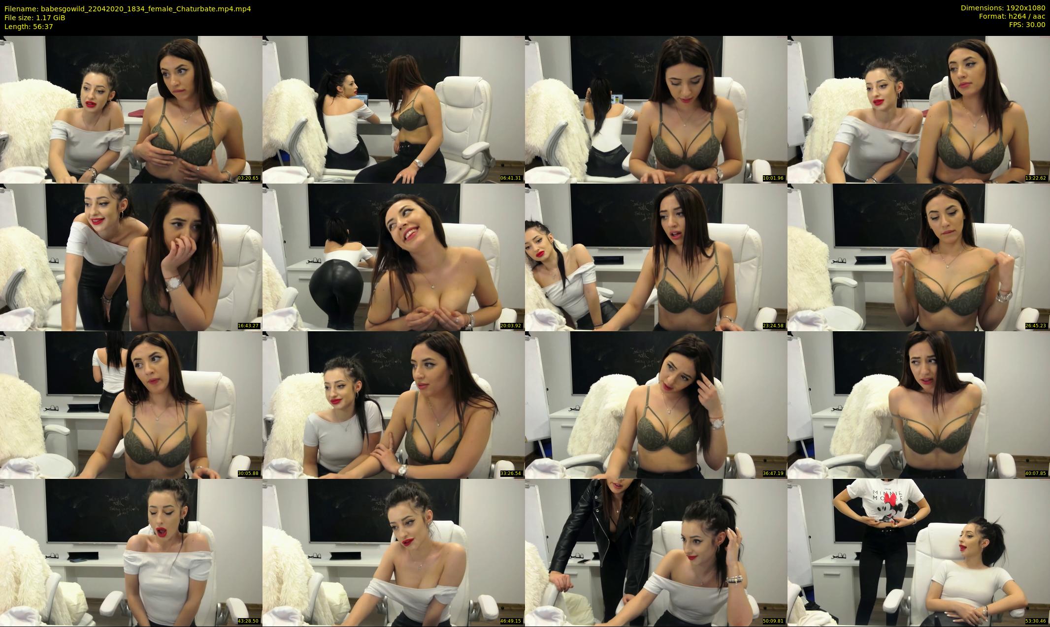 babesgowild — 57 minute Chaturbate couple cam show recording, 1080p, Apr 22, 2020