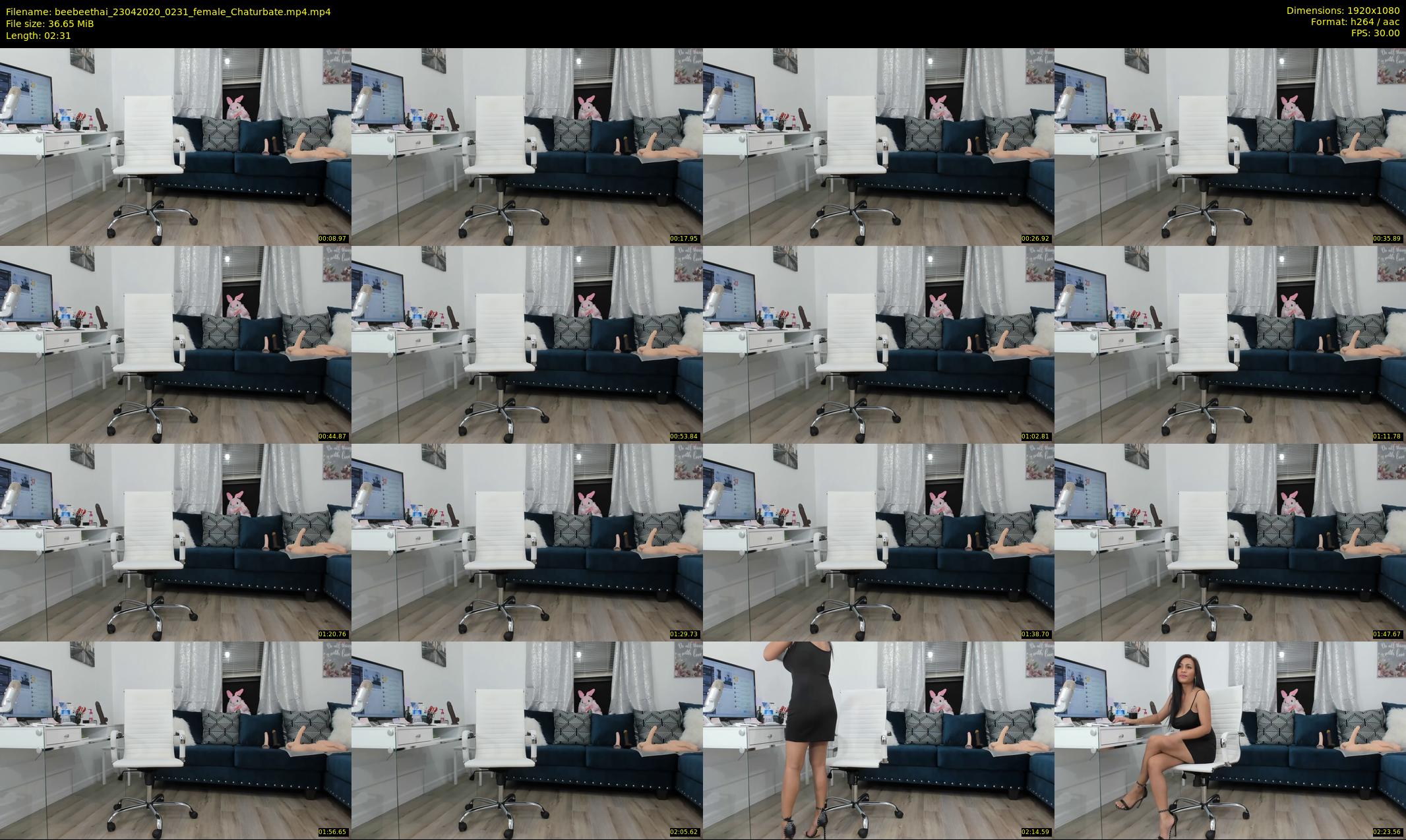 beebeethai — 3 minute Chaturbate female cam show recording, 1080p, Apr 23, 2020