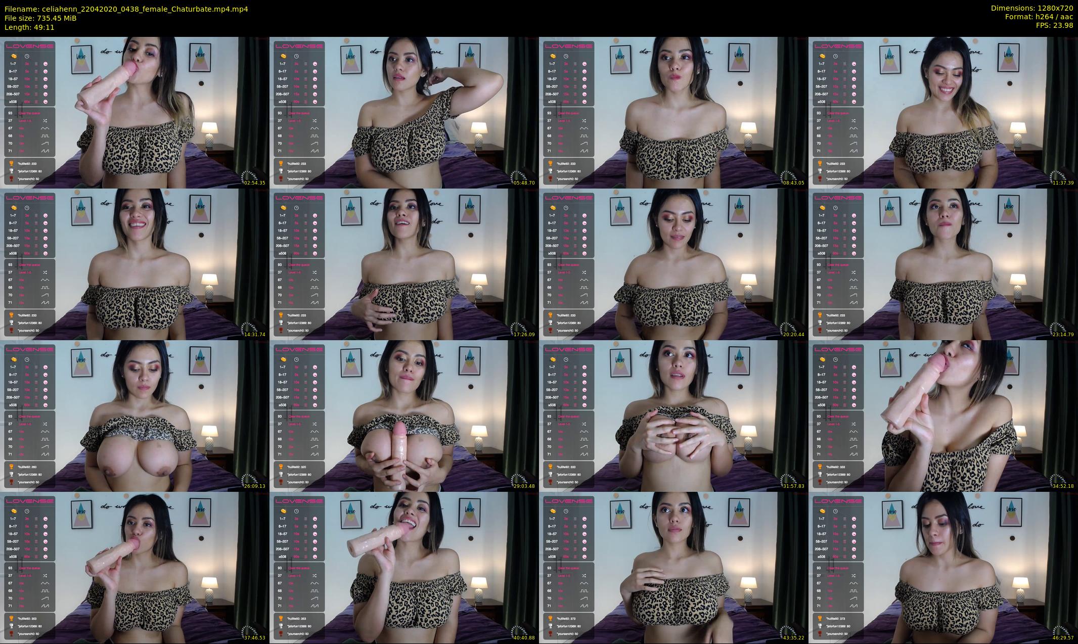 celiahenn — 50 minute Chaturbate female cam show recording, 720p, Apr 22, 2020