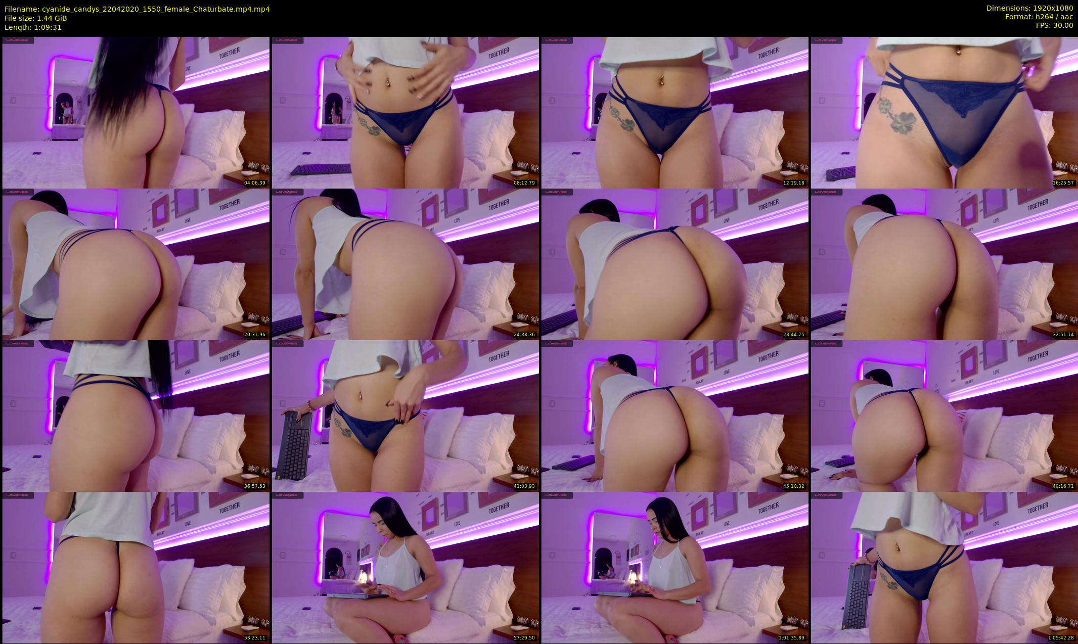 cyanide_candys — 70 minute Chaturbate female cam show recording, 1080p, Apr 22, 2020