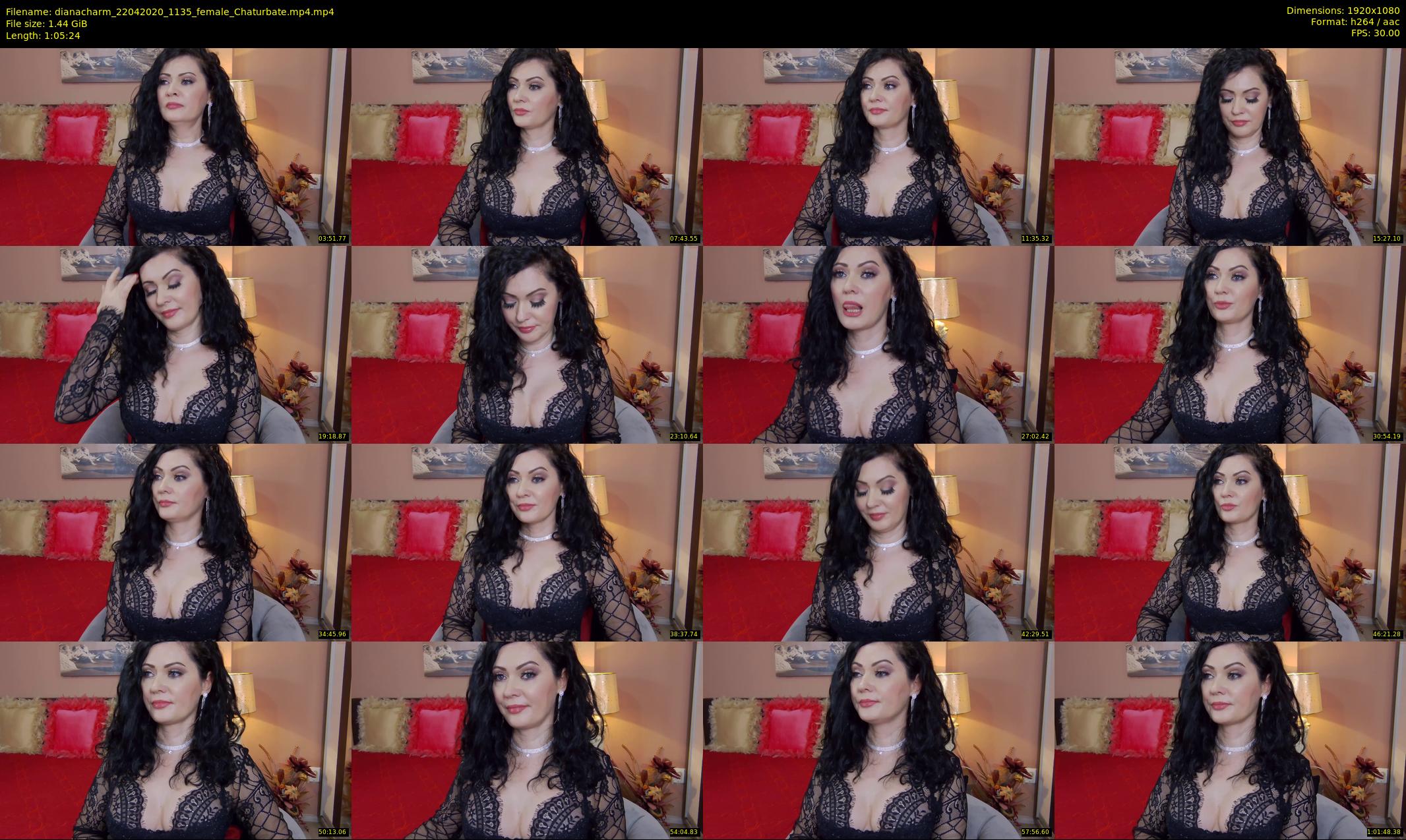 dianacharm — 66 minute Chaturbate female cam show recording, 1080p, Apr 22, 2020