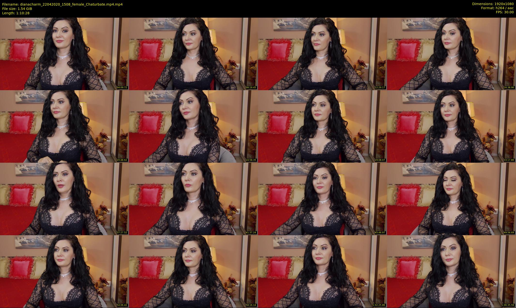 dianacharm — 71 minute Chaturbate female cam show recording, 1080p, Apr 22, 2020