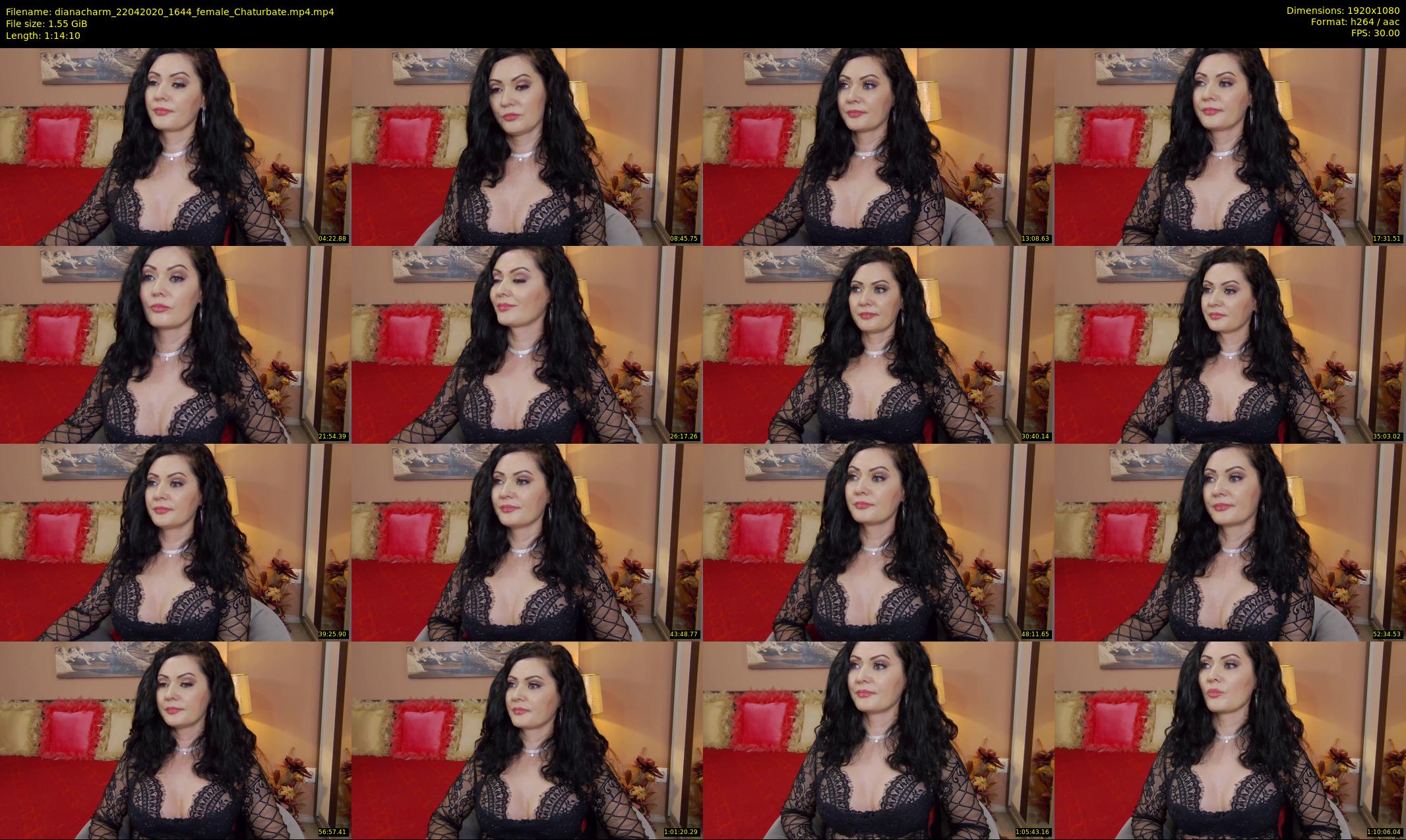 dianacharm — 75 minute Chaturbate female cam show recording, 1080p, Apr 22, 2020