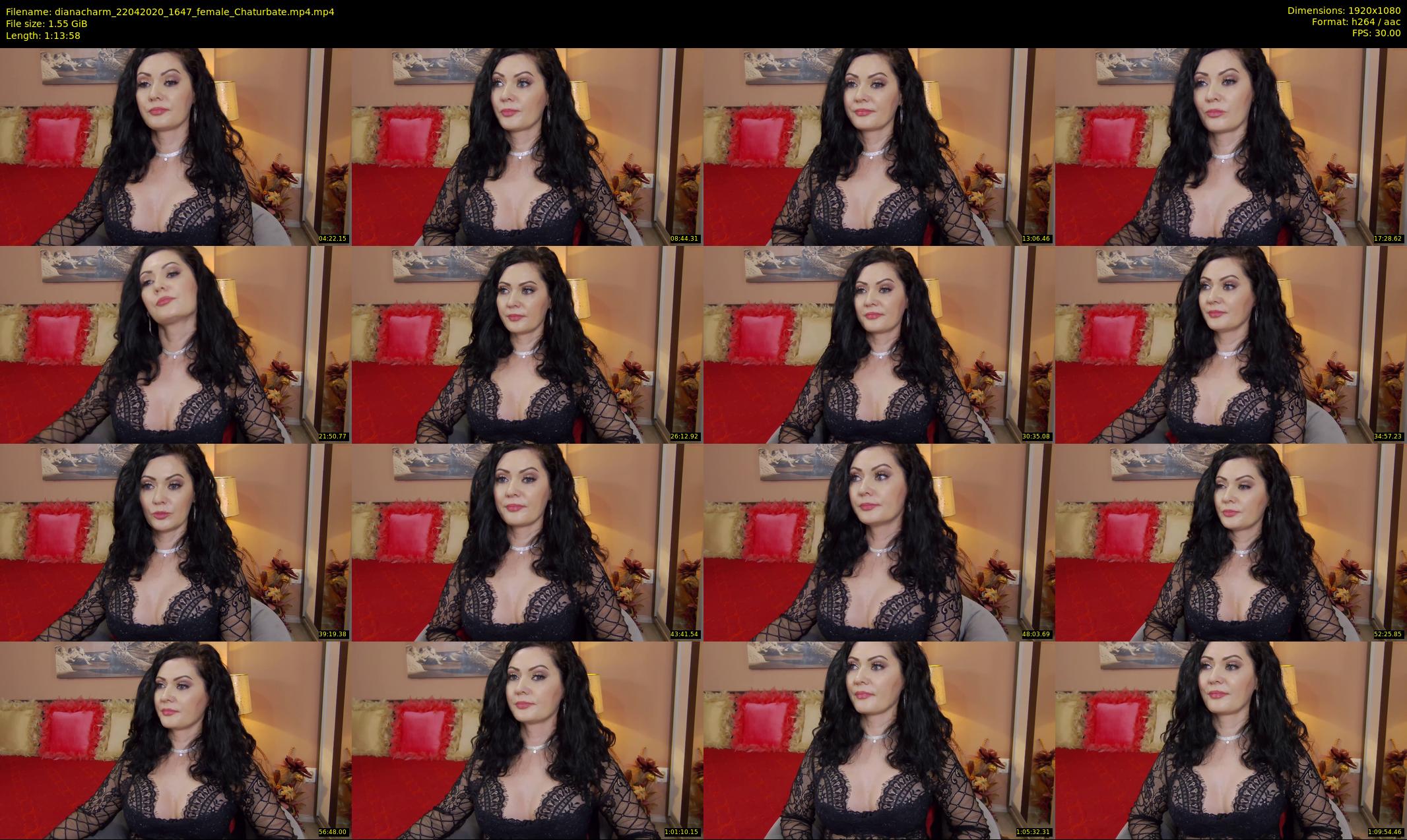 dianacharm — 74 minute Chaturbate female cam show recording, 1080p, Apr 22, 2020