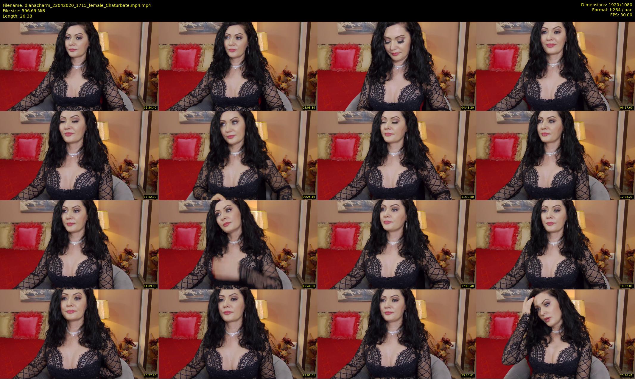 dianacharm — 27 minute Chaturbate female cam show recording, 1080p, Apr 22, 2020